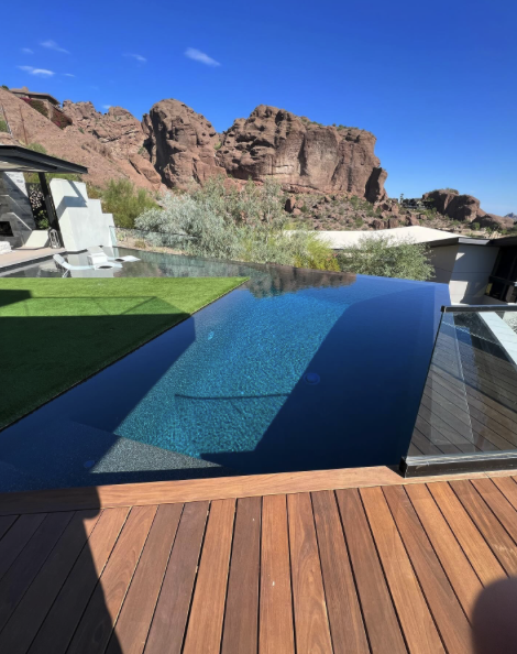 Luxury infinity pool management in Paradise Valley AZ