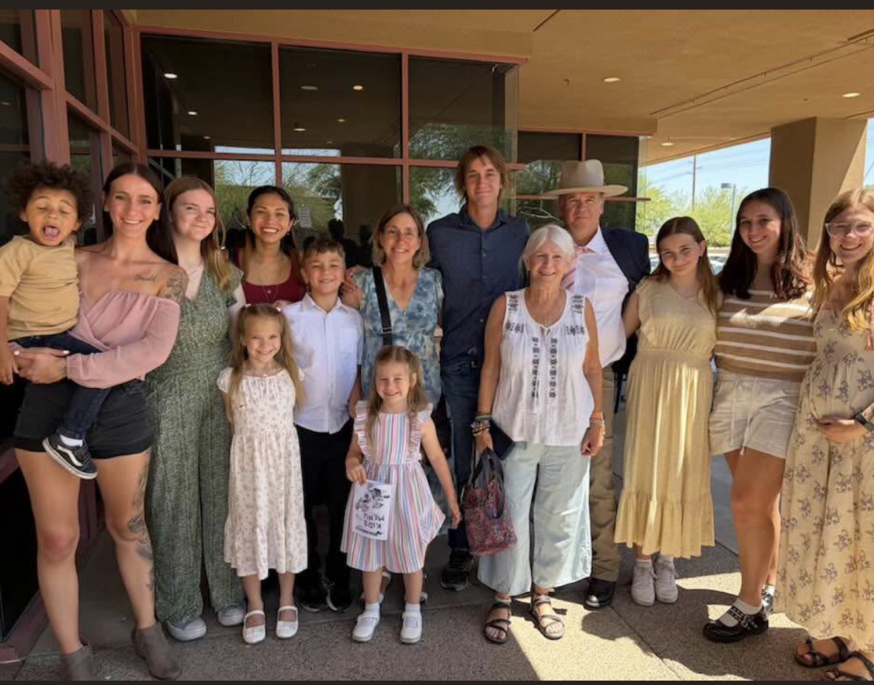 Four generations of the Ouellette family